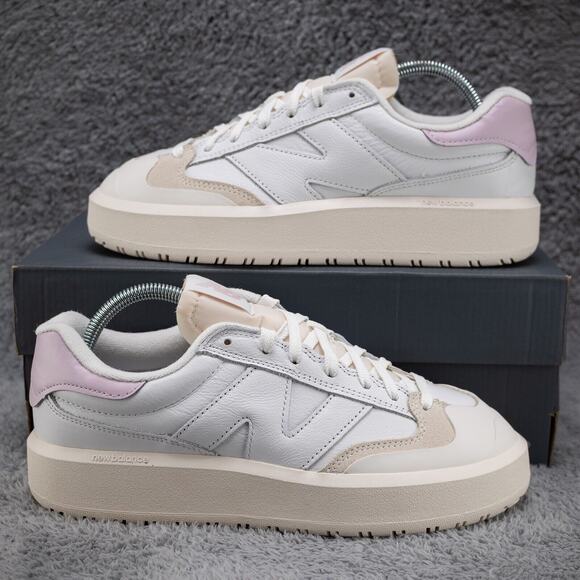 New Balance CT302 NB White Purple Mens 9 Womens 10.5 Platform Shoes CT302SP-D - Picture 1 of 7